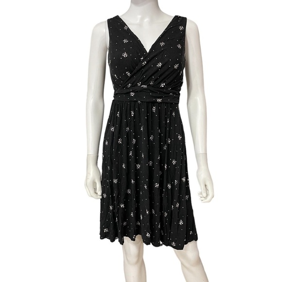 Loft Black V Neck Sleeveless Maxi Dress - Picture 3 of 11